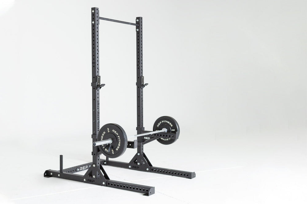 SR-4000 Squat Rack Shown With Spotter Arms