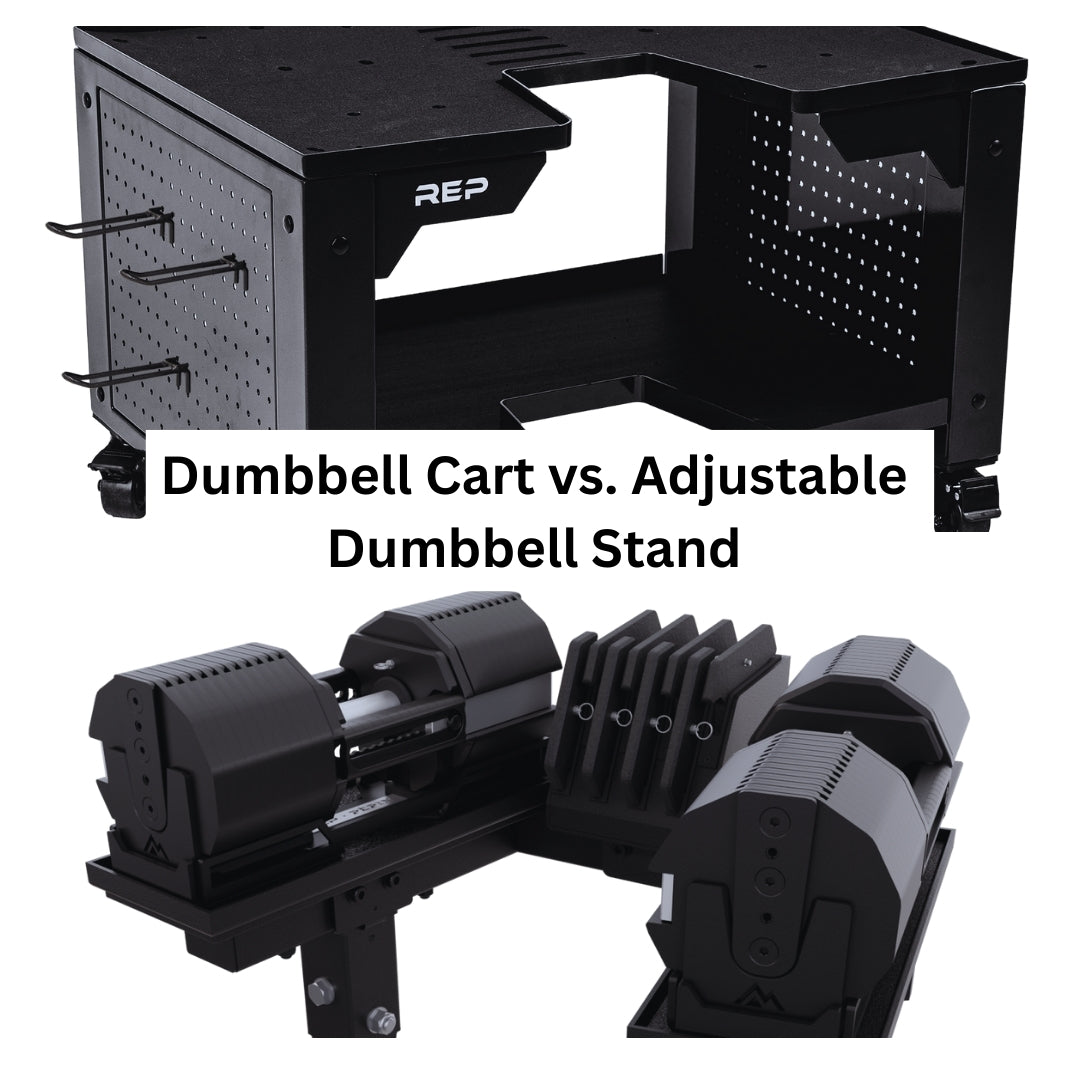 Dumbbell Storage: Cart vs. Stand | REP Fitness