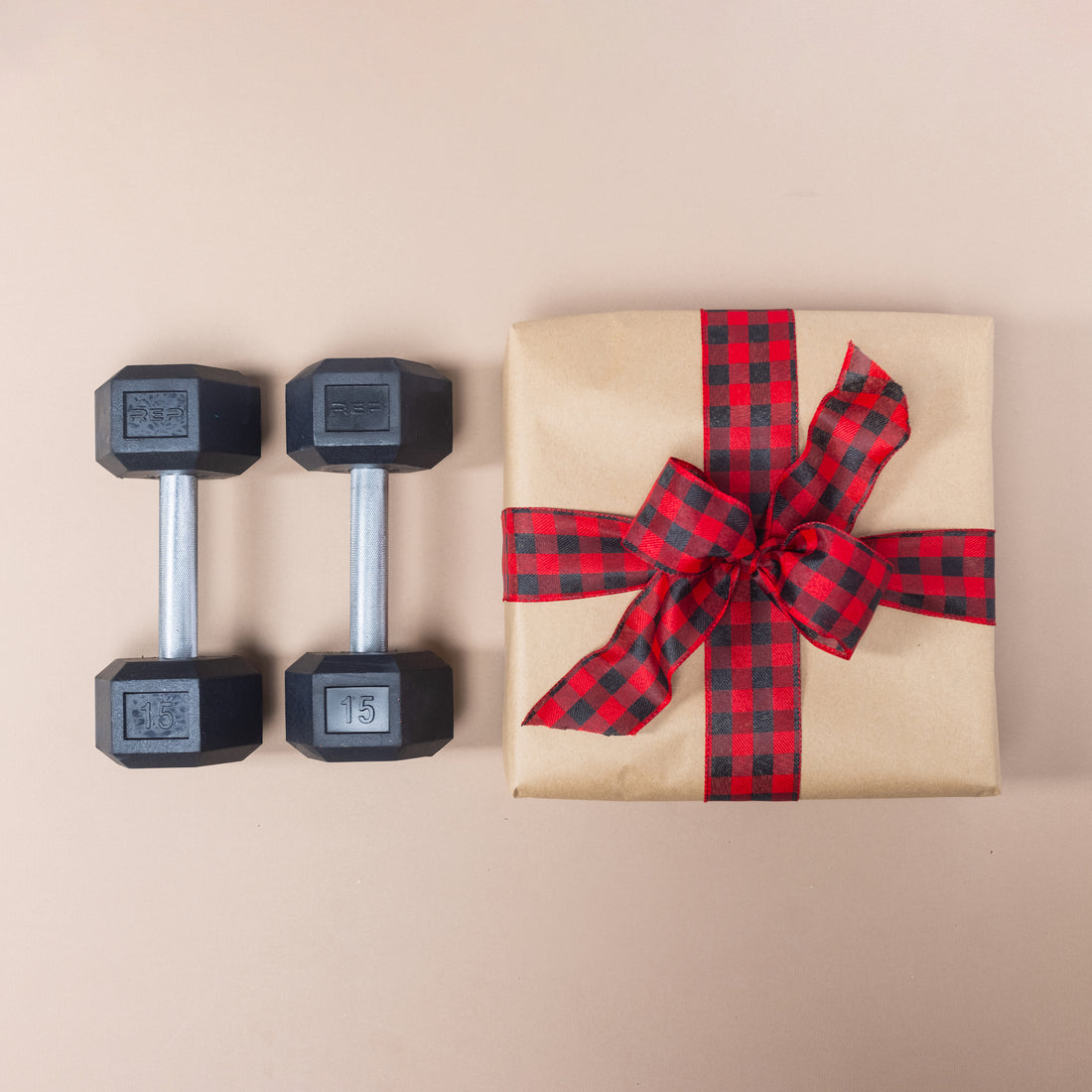 Gym gifts wrapped