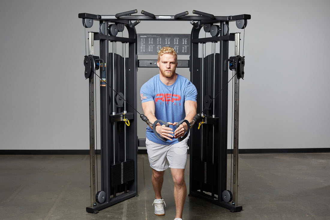 Lifter using a functional trainer