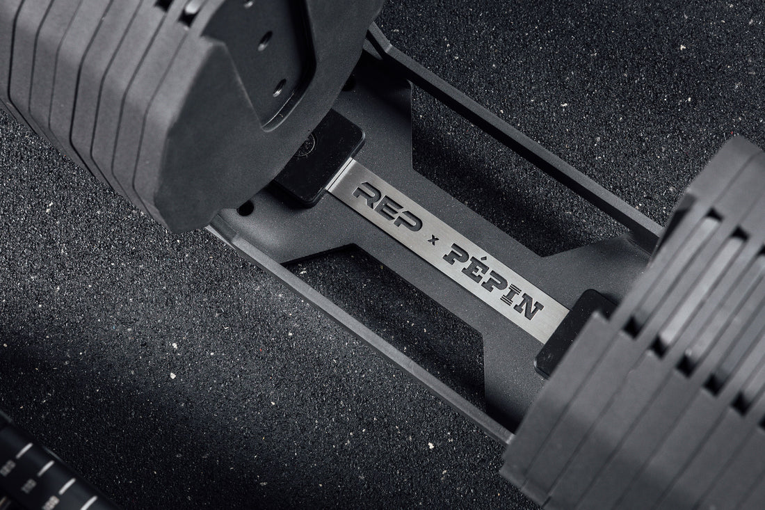 REP x PEPIN adjustable dumbbell