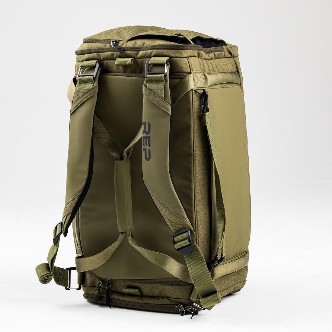 Strap design for the REP Fitness Slate Duffel Bag 50L