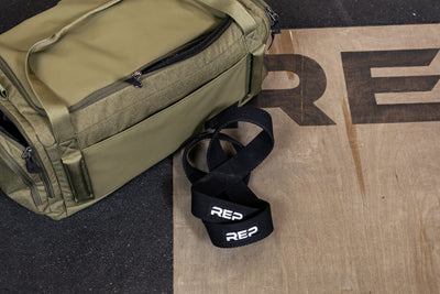 The REP Fitness figure 8 lifting straps