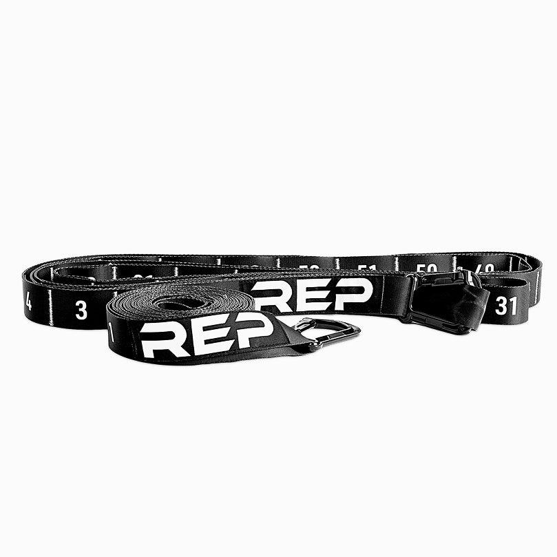 Studio-shot of the 14ft REP Competition Gymnastic Straps