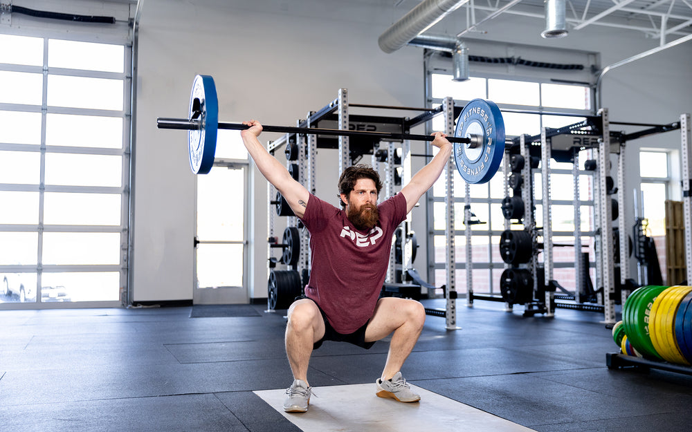 Person training with the Colorado Short Bar