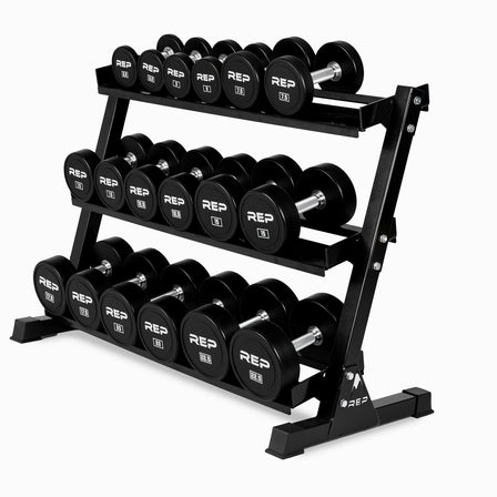 2.5-22.5kg set of REP Urethane Dumbbells