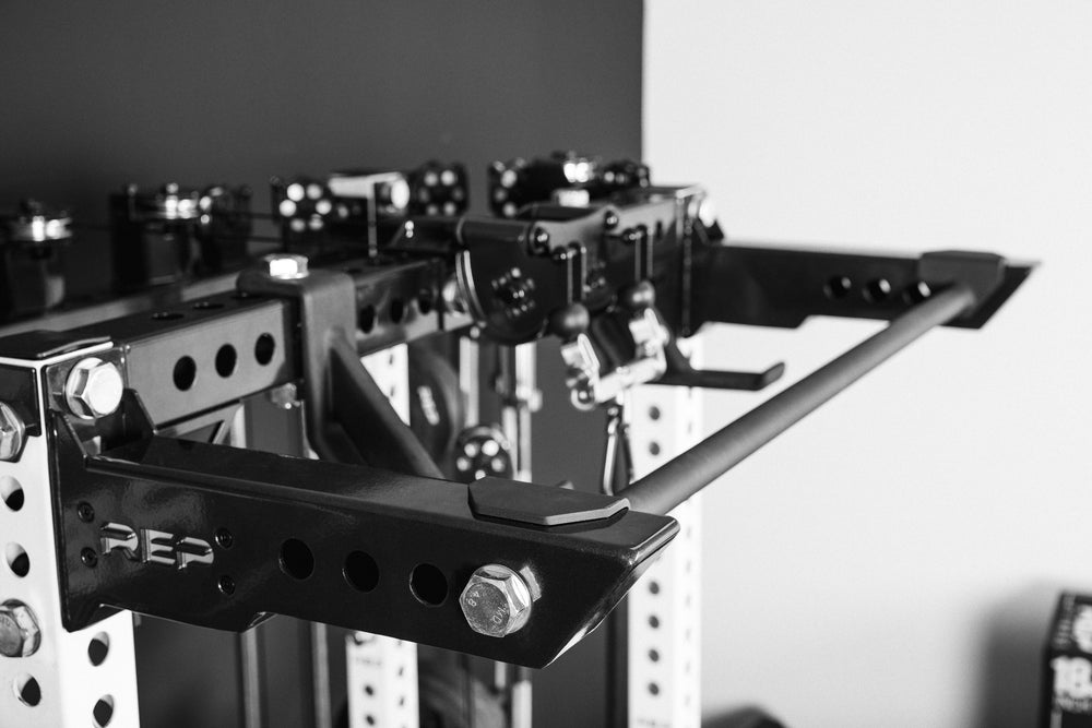 Pull-Up Bar Extension Brackets on a 4-Post Ares 2.0 with Ares 2.0 Pull-up Bar
