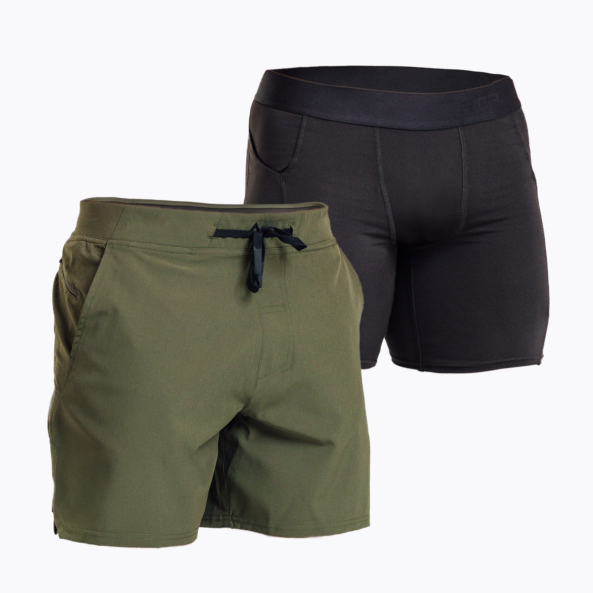 Men's Apparel Bundle - Virtus Light Compression Shorts + Pinnacle Shorts