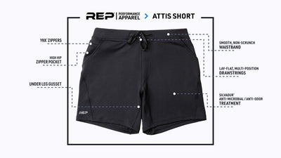 Attis Shorts features graphic