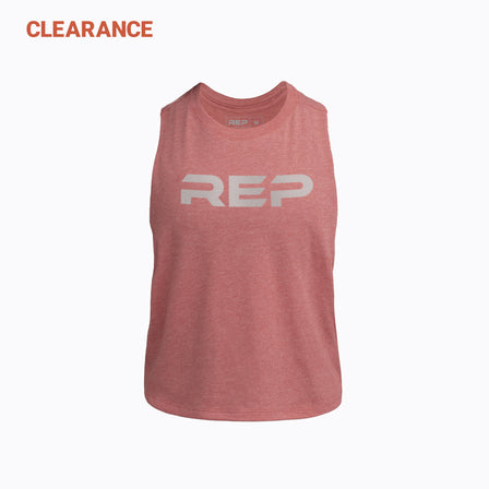 Clearance: Women's Daily Driver Cropped Dual-Blend Tank
