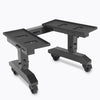 Matte black REP® Adjustable Dumbbell Stand for QuickDraw™ adjustable dumbbells