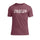 heather maroon/white
