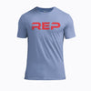 Heather Blue/Red