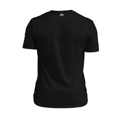 The REP Fitness Men's Daily Driver 2.0 Tri-Blend Crew T-Shirt in Heather Black/White back