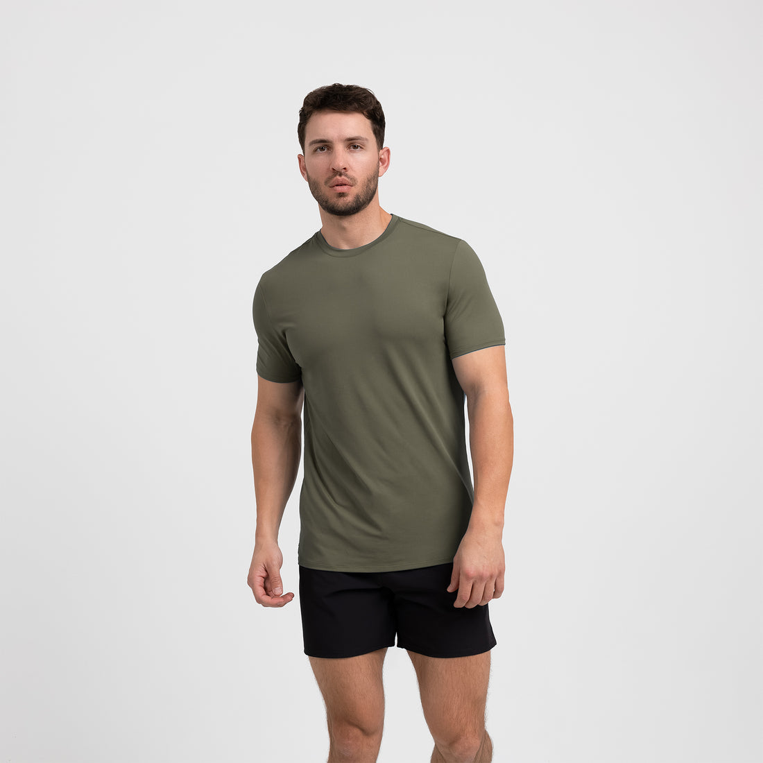 The REP Fitness Men's Delta Shirt in Olive front