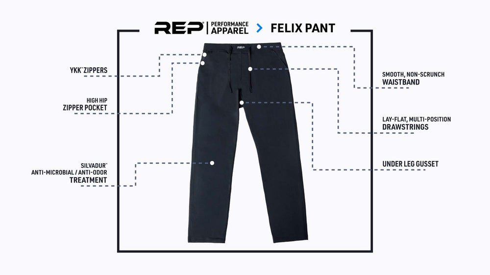 Felix Pants features.