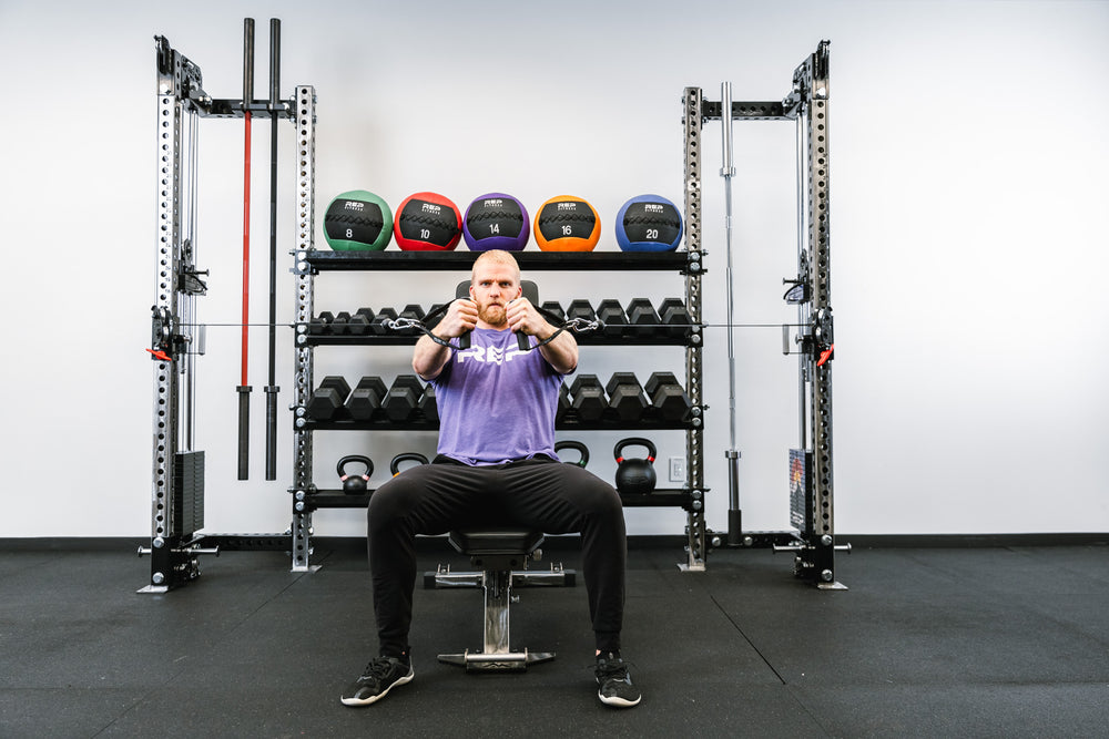 L-Shaped Crossmembers Used to create a functional trainer with storage