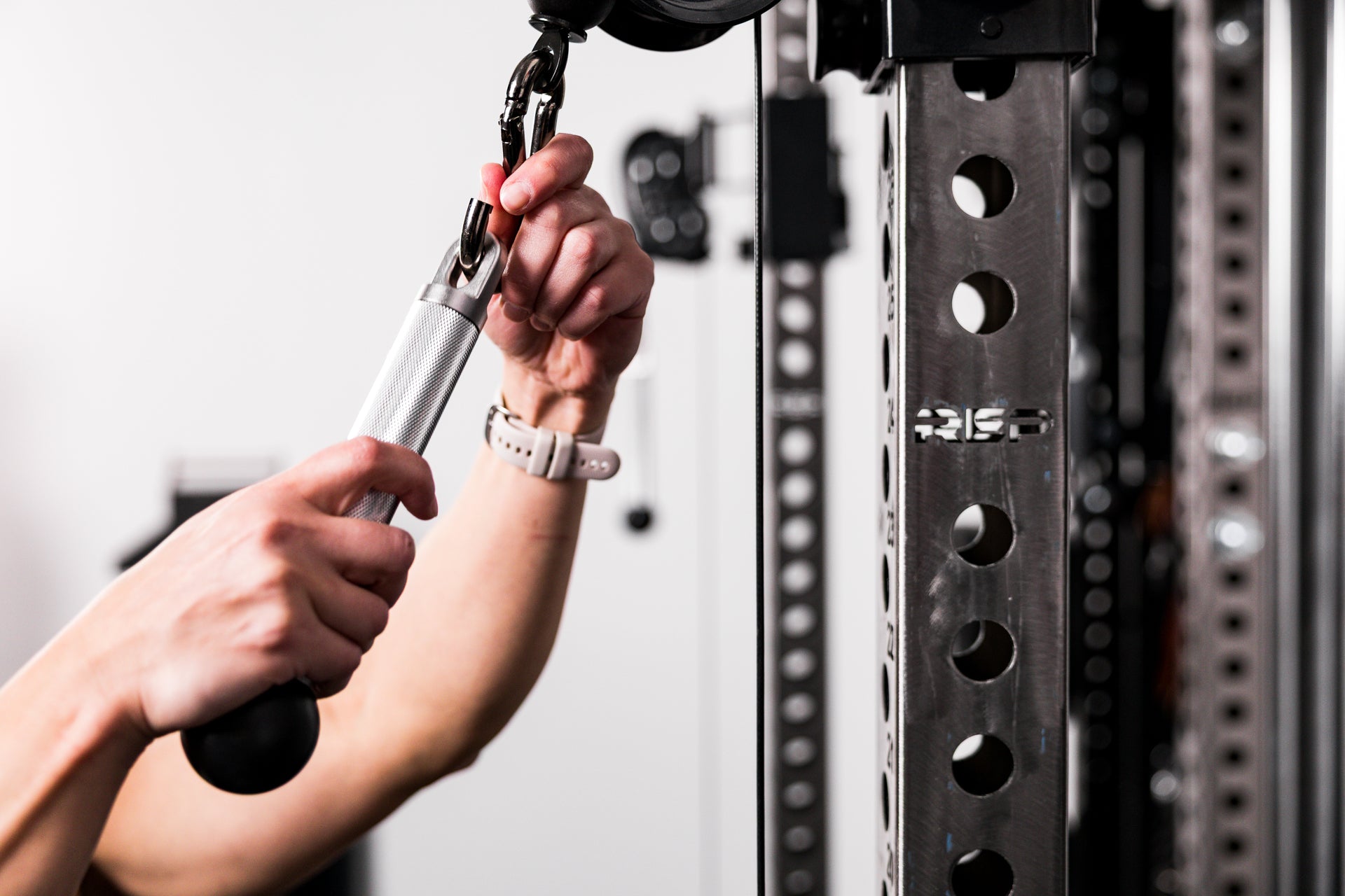 REP® x Kleva Built® ISO Pushdown Grip Cable Attachment | REP Fitness