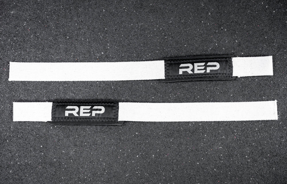 White REP Lifting Straps.