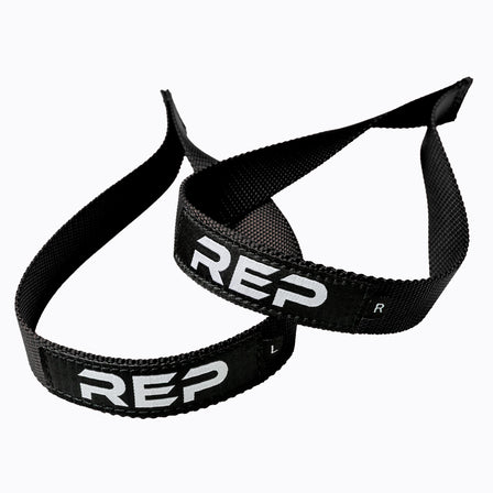 Black REP Olympic Lifting Straps