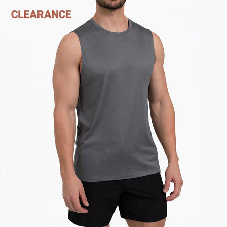 The REP Fitness Men's Solis Muscle Tee in Cool Gray in Clearance