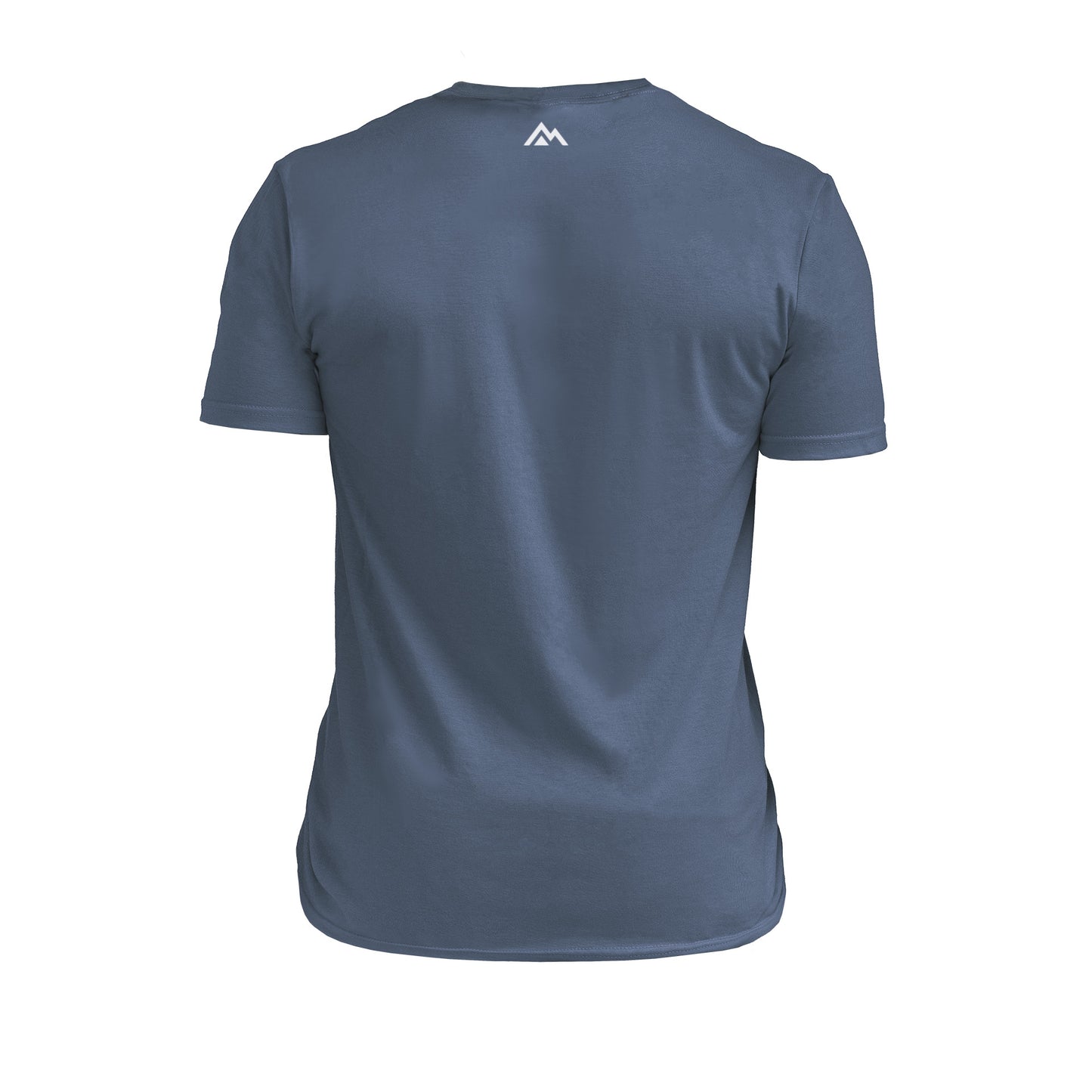 REP fitness blueprint Tri-Blend Crew t-shirt in Heather Navy/White on the back