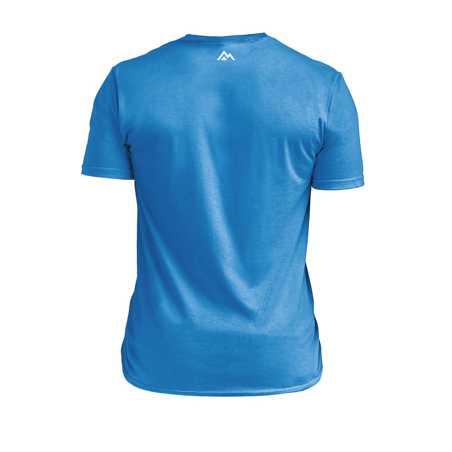 REP fitness blueprint Tri-Blend Crew t-shirt in Heather Royal/White on the back