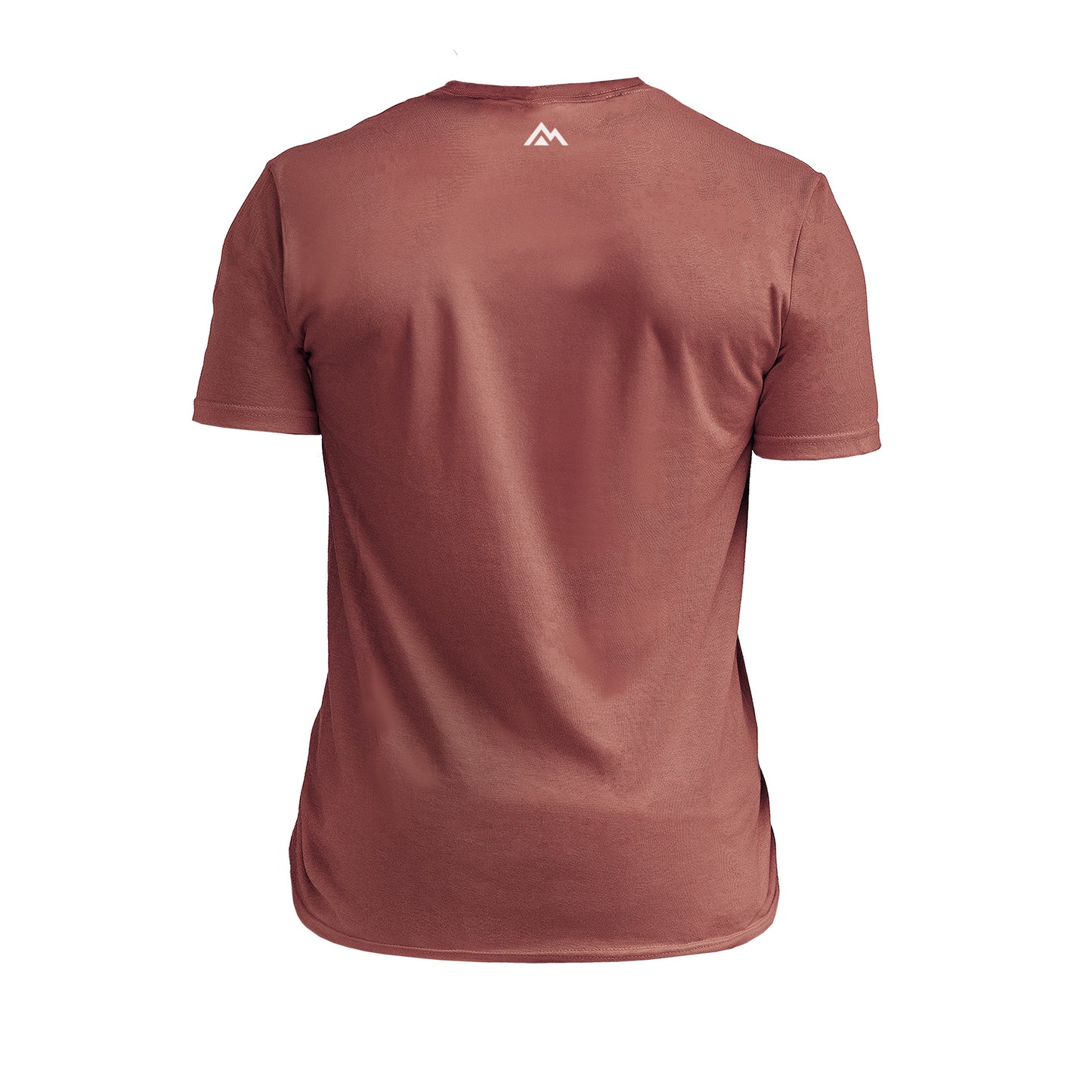 REP fitness blueprint Tri-Blend Crew t-shirt in Heather Russet/White on the back