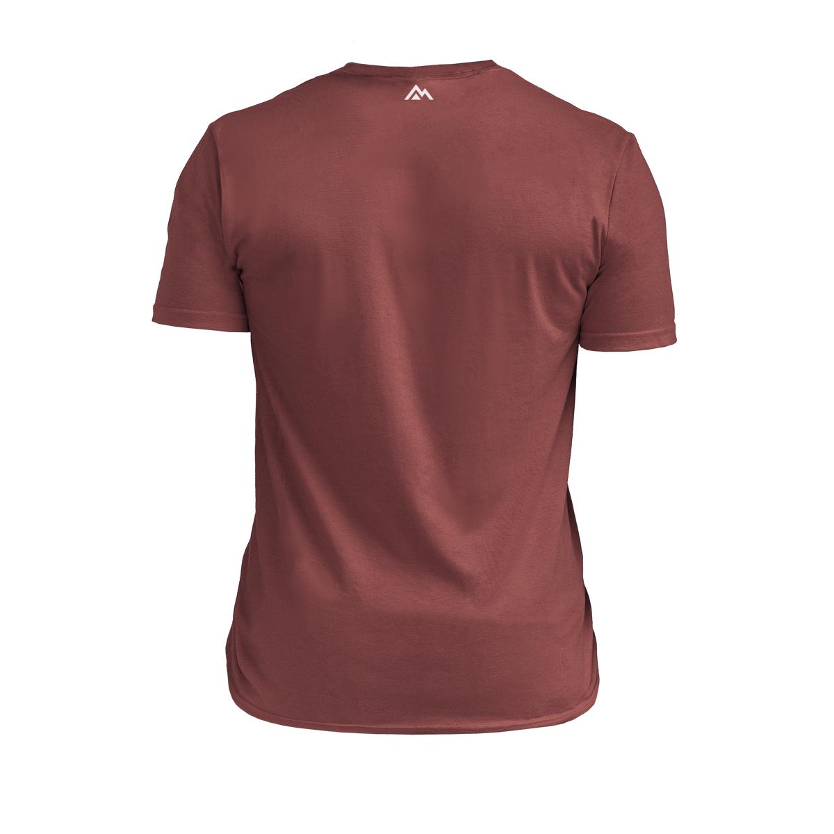 The REP Fitness Rise Tri-Blend Crew T-Shirt in Heather Russet/Blue back