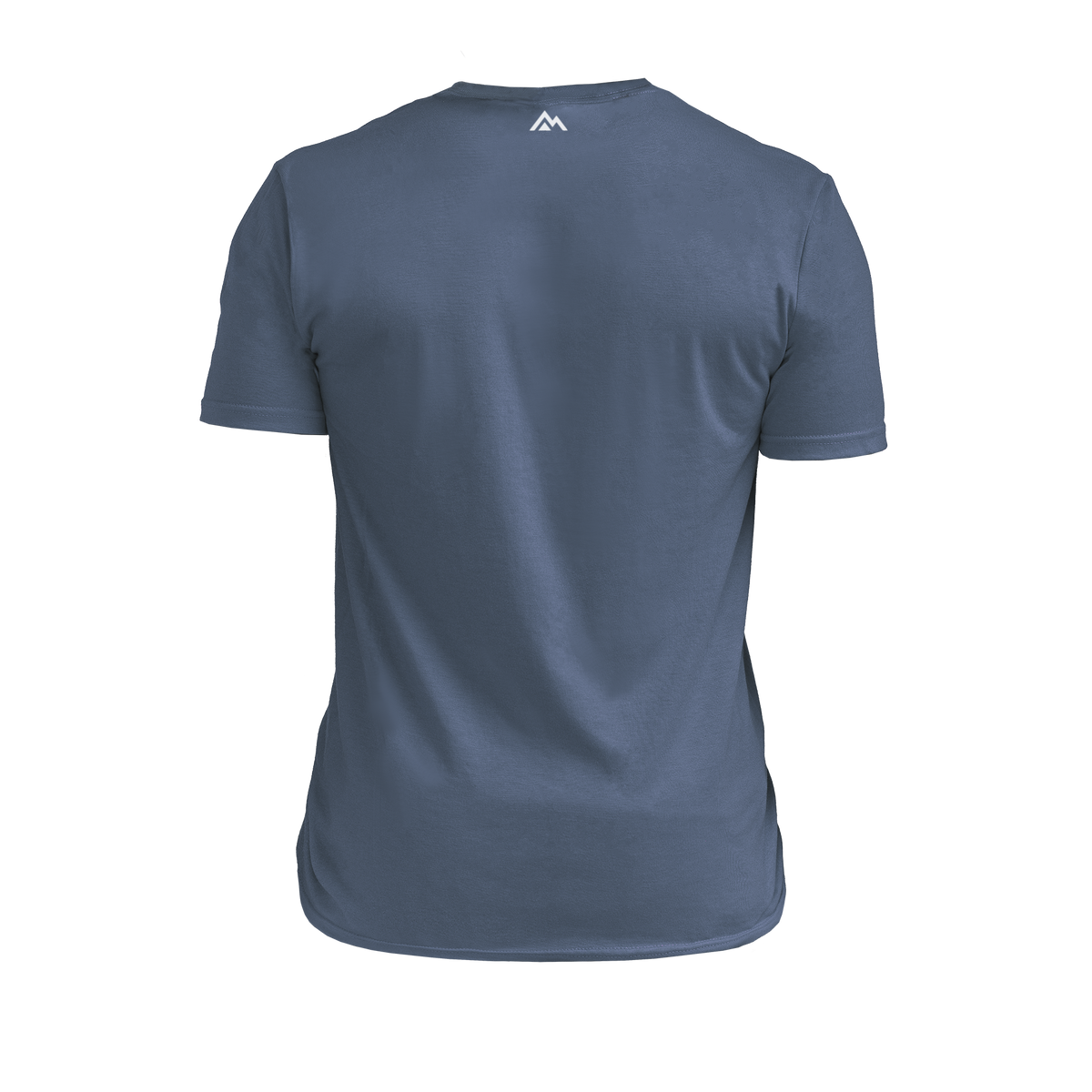 The REP Fitness Rise Tri-Blend Crew T-Shirt in Heather Navy/Blue back
