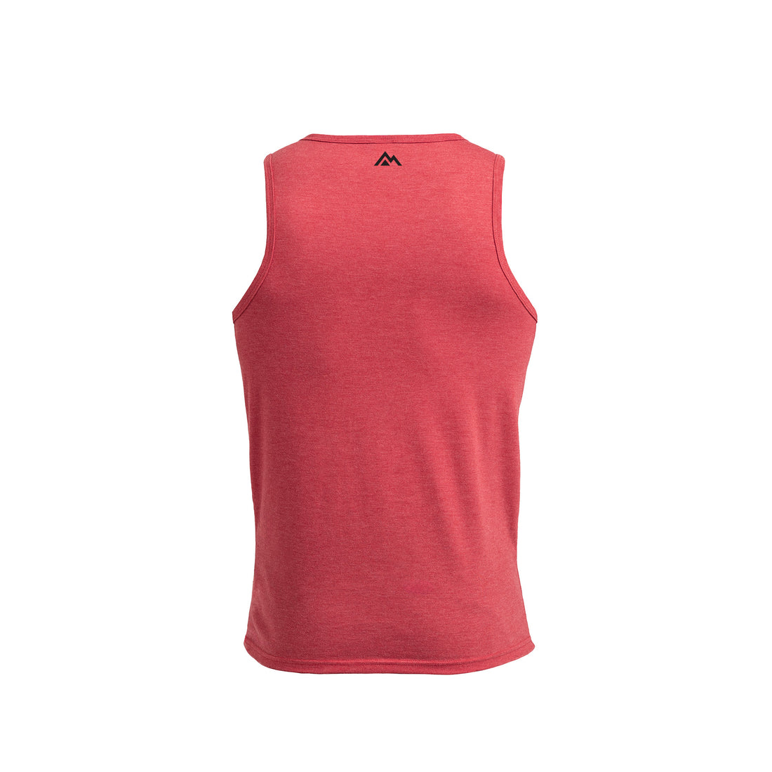The REP Fitness Men's Rise Tri-Blend Tank in Heather Red/Blue back