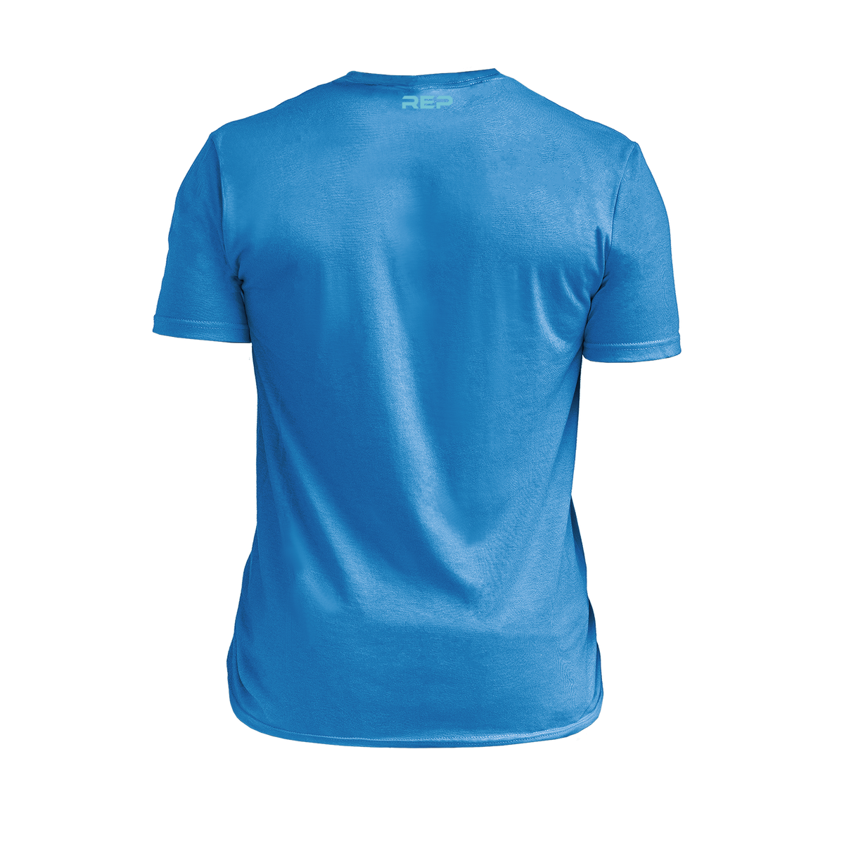 The REP Fitness Summit Tri-Blend Crew T-Shirt in Heather Royal Blue back