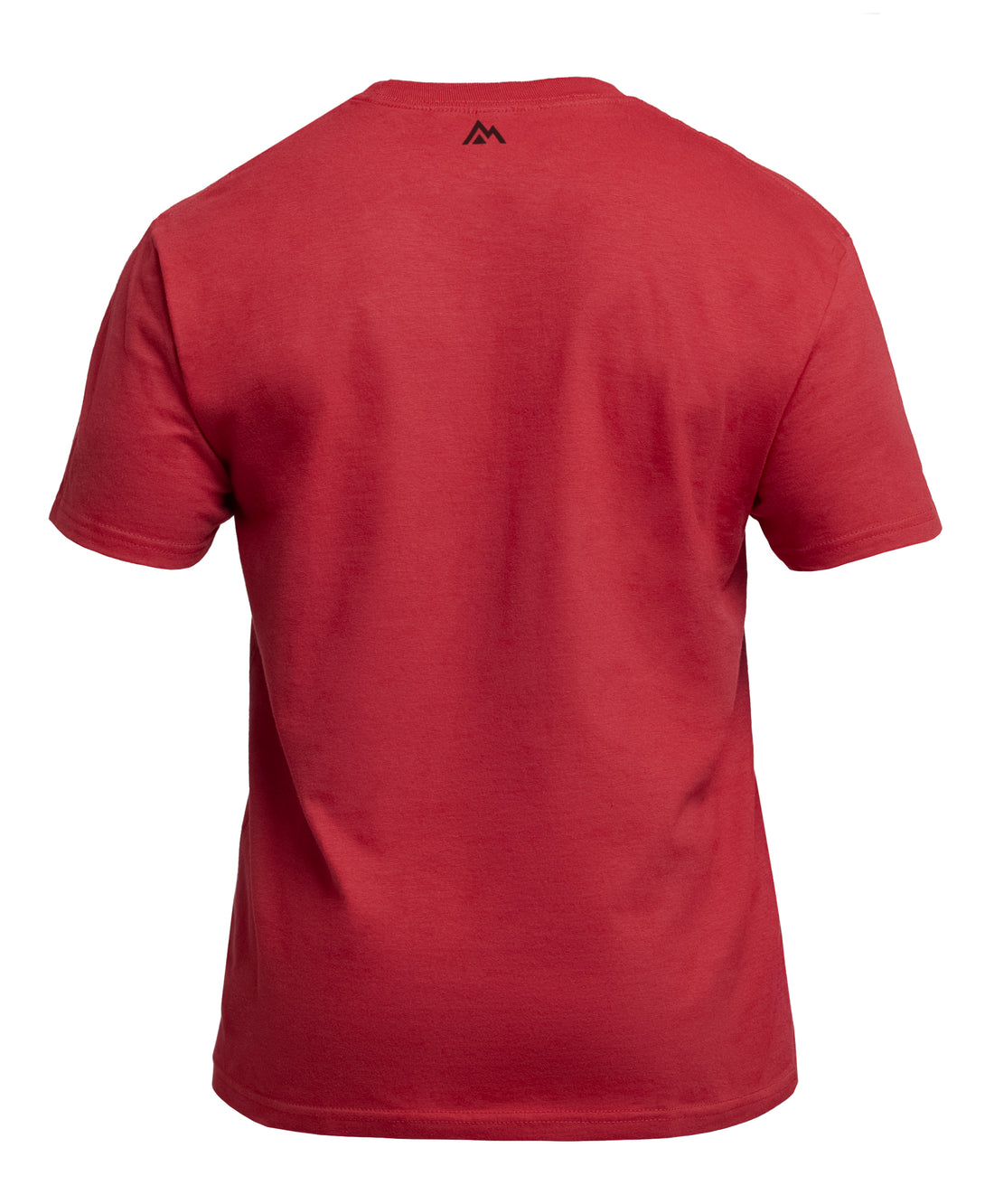 The REP Fitness Men's Bulk Up Heavyweight Crew T-Shirt in Red/Black back