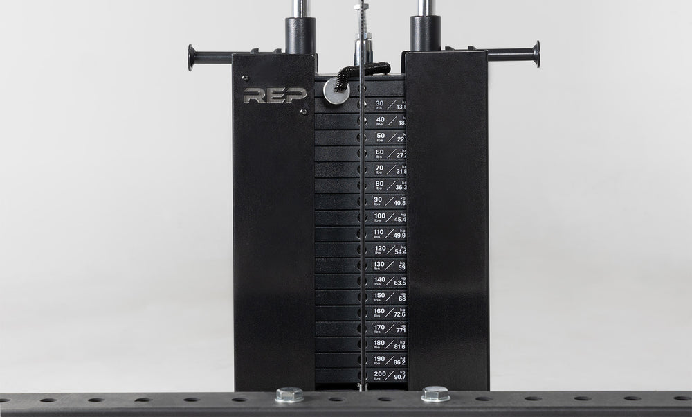 Conversion Kit: Plate-Loaded to Selectorized Lat Pulldown & Low Row (4000/5000 Series)