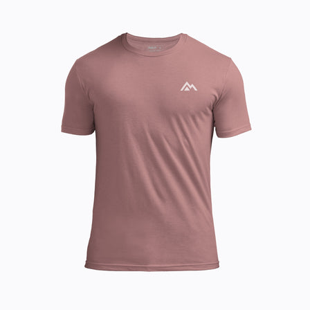 Heather Lavender/White Peak Tri-Blend Crew