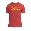 Heather Red/Gold