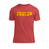 Heather Red/Gold