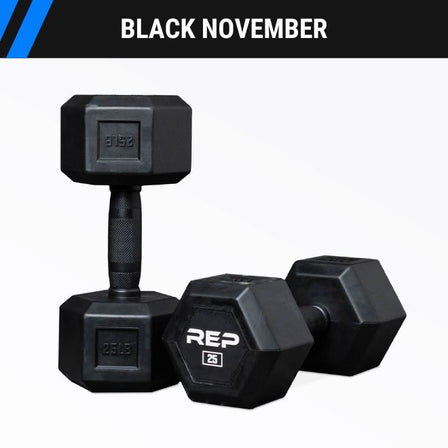 5lb Rubber Coated Hex Dumbbell Pair