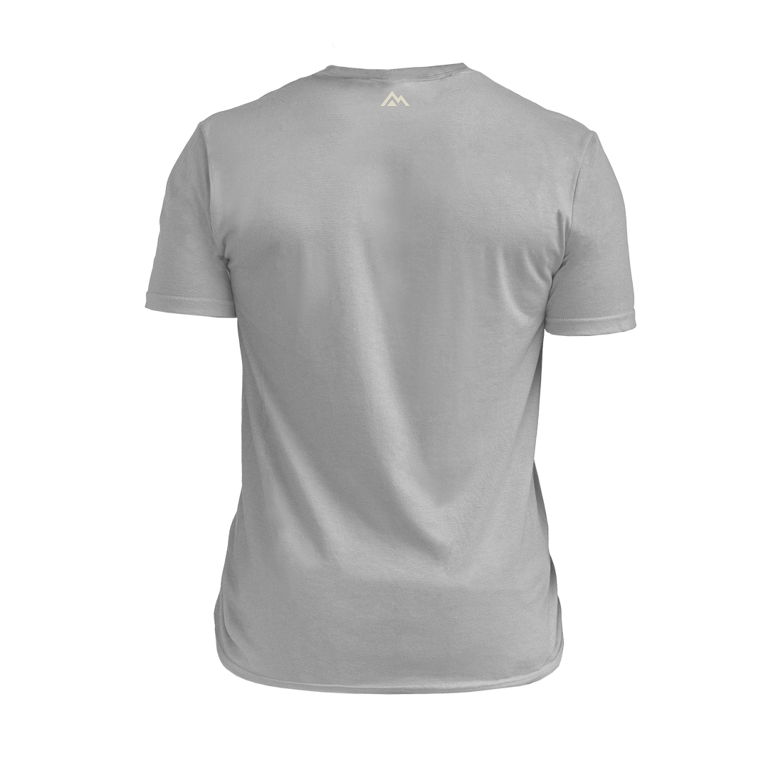 The REP Fitness Men's Daily Driver 2.0 USA Tri-Blend Crew T-Shirt in Heather Gray/White back