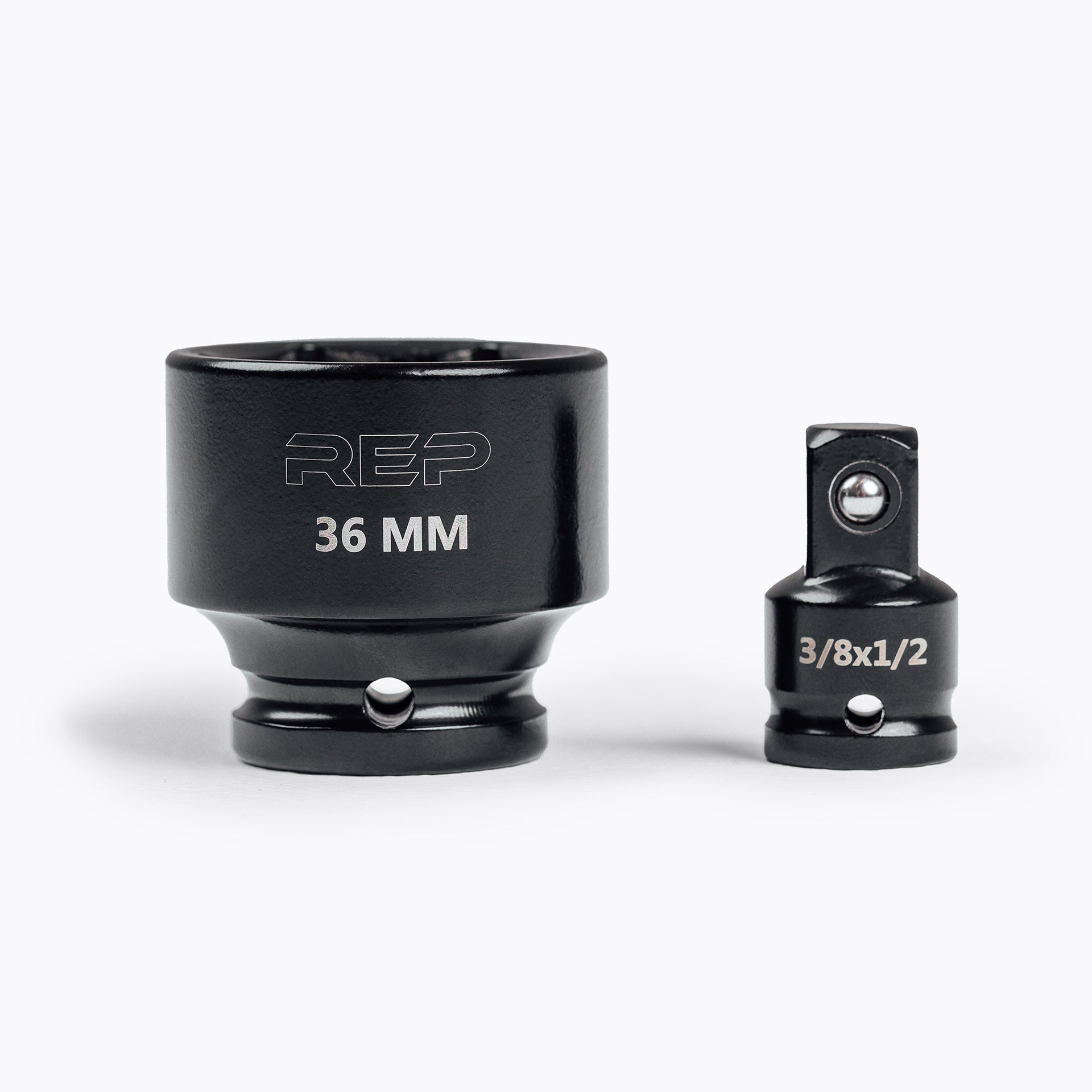 REP's 36mm Rack Socket for installing 5000 Series Power Rack with REP's Rack Socket 3/8 x 1/2 Adapter