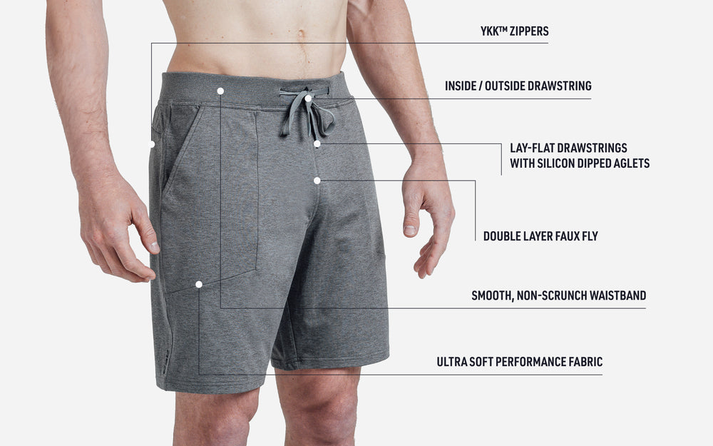 Men's Apollo Shorts feature callouts