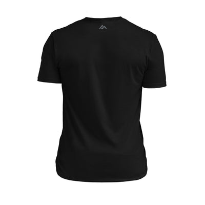 The REP Fitness REP Short-sleeve Tri-Blend Crew T-Shirt in Heather Black/Cool Gray back