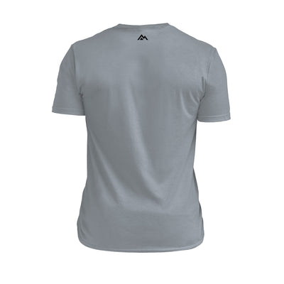 The REP Fitness REP Short-sleeve Tri-Blend Crew T-Shirt in Heather Flint/Black back