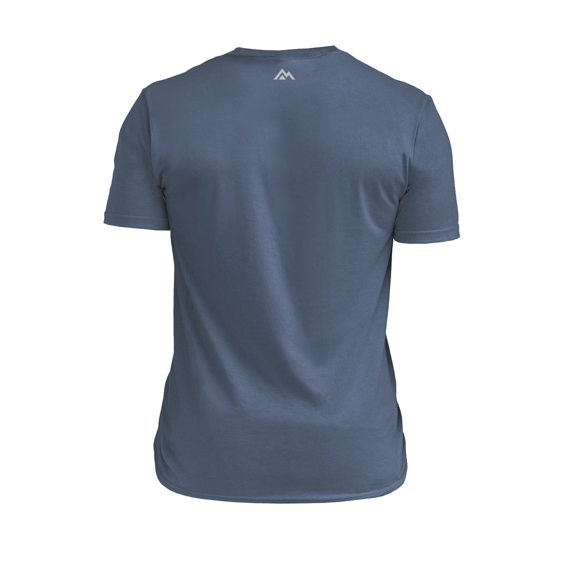 The REP Fitness REP Short-sleeve Tri-Blend Crew T-Shirt in Heather Navy/Silver back