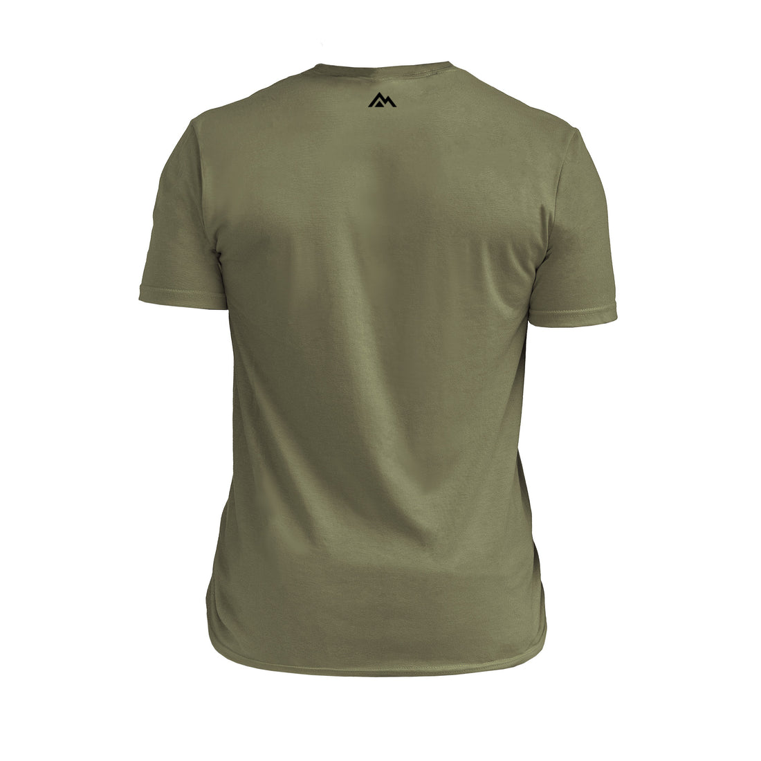The REP Fitness REP Short-sleeve Tri-Blend Crew T-Shirt in Heather Olive/Black back