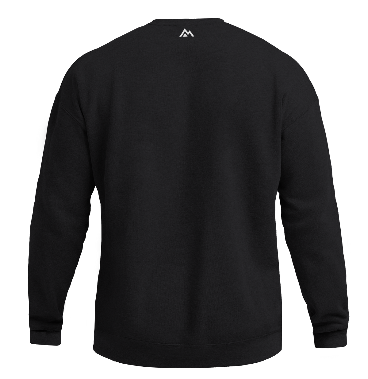 The REP Fitness Unisex Daily Driver Crewneck Sweatshirt in Black/White back