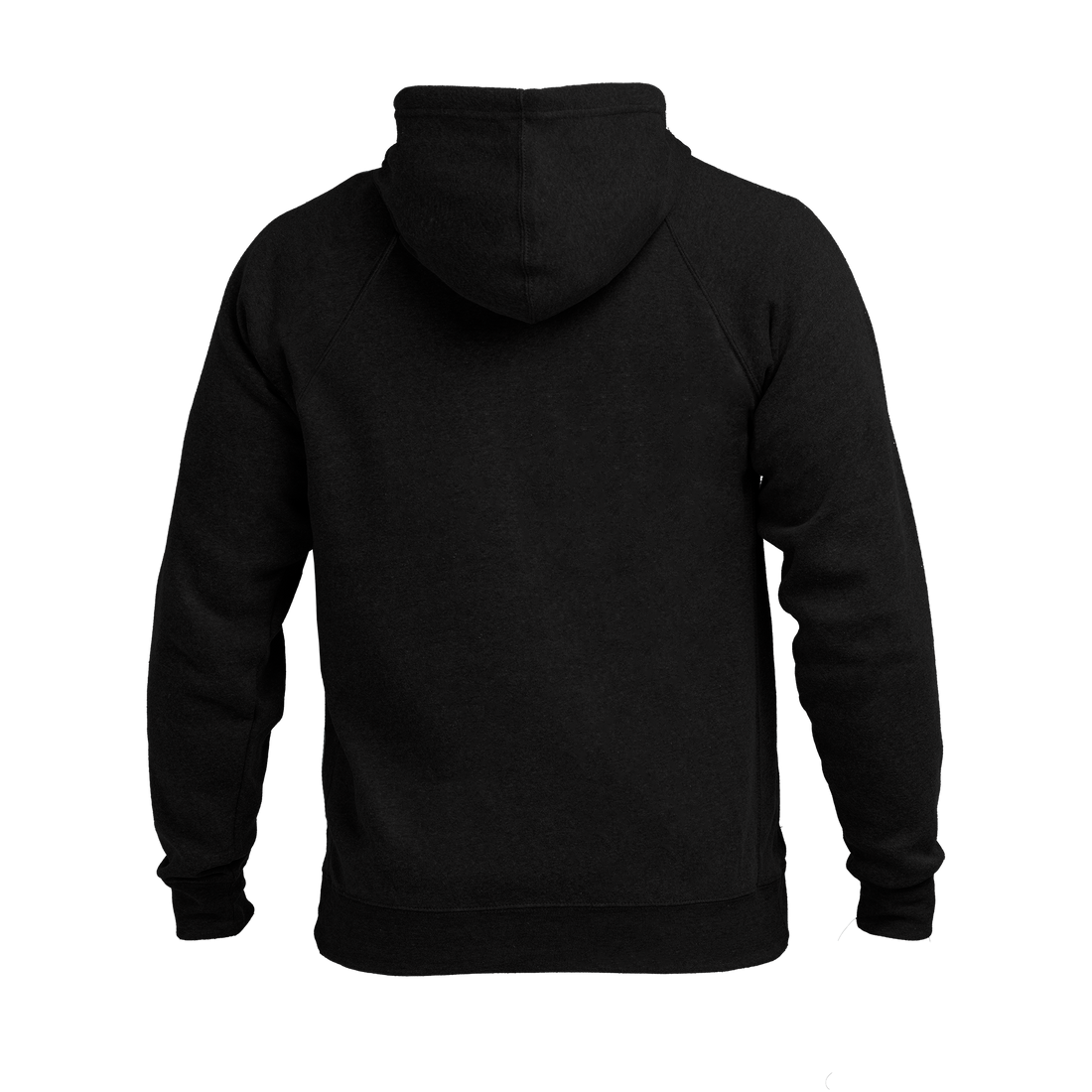 The REP Fitness Unisex Zip Hoodie in Black/White back