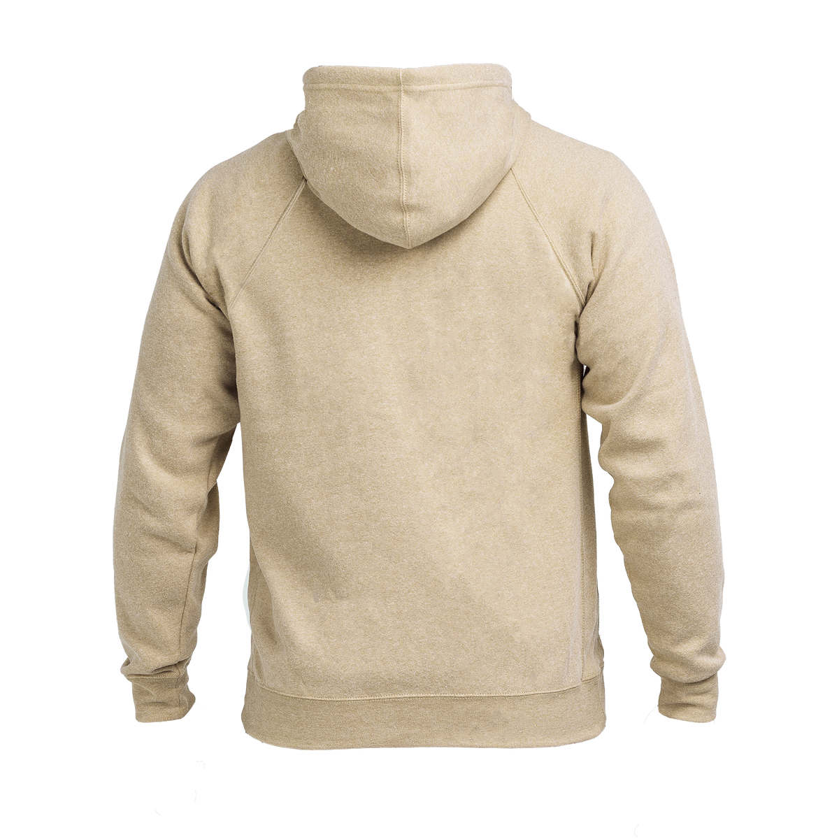 The REP Fitness Unisex Zip Hoodie in Heather Stone/Black back