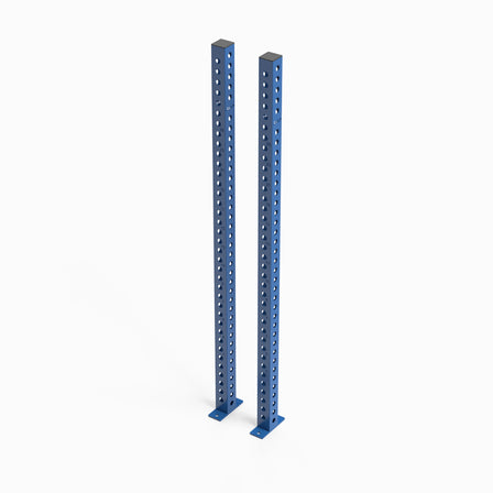 Omni Dual-Sided Rack Uprights 80" Blue Pair