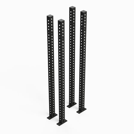 Apollo Rack Uprights 80" Matte Black Set of Four